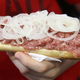 mett served on a bun